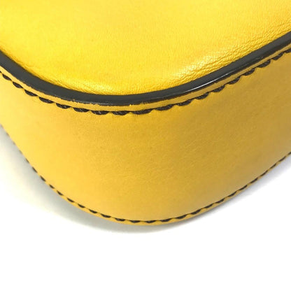 Yellow Leather Fendi Handbag