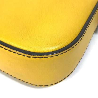 Yellow Leather Fendi Handbag