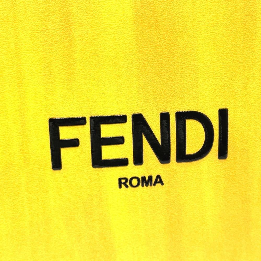 Yellow Leather Fendi Shoulder Bag
