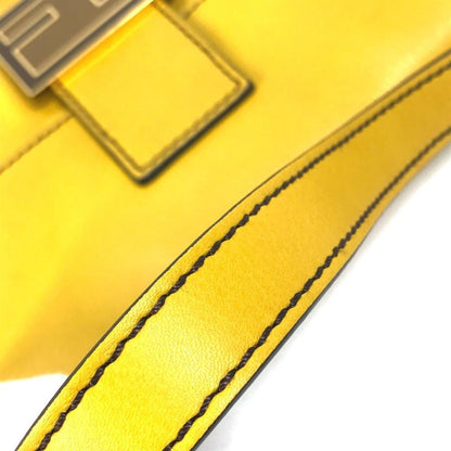 Yellow Leather Fendi Handbag