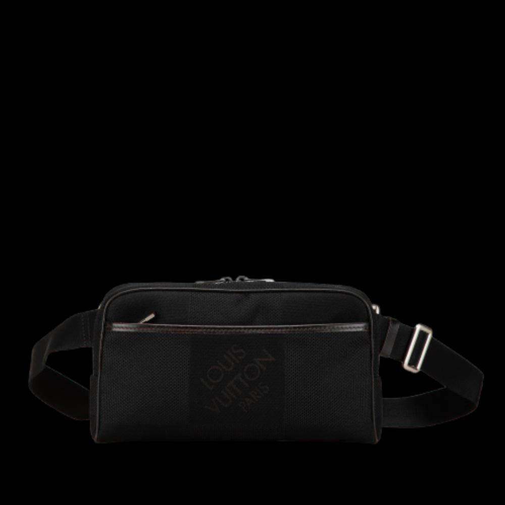Black Canvas Louis Vuitton Damier Geant Associe