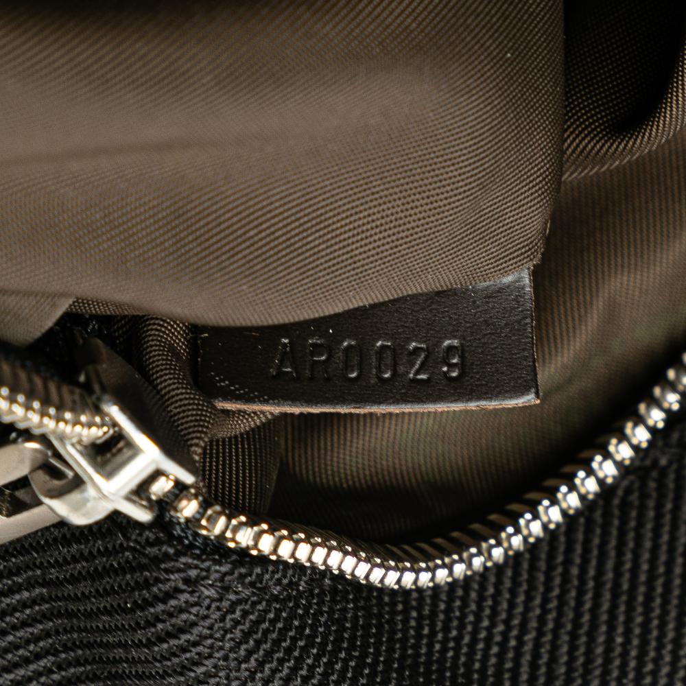 Black Canvas Louis Vuitton Damier Geant Associe