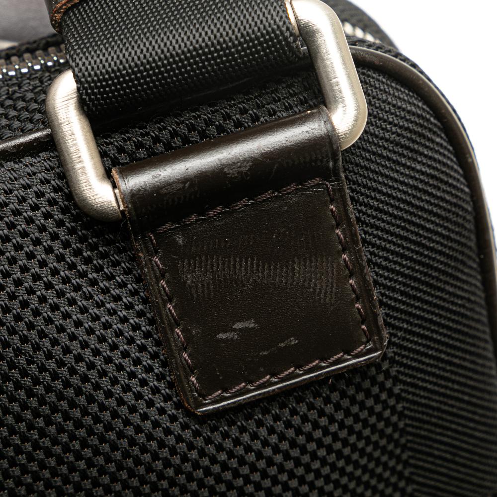 Black Canvas Louis Vuitton Damier Geant Associe