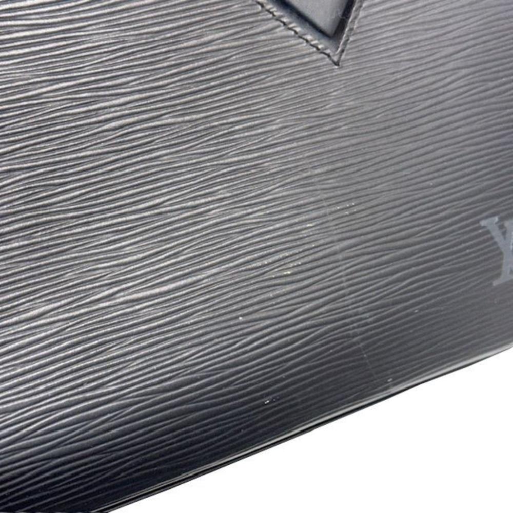 Black Leather Louis Vuitton Sablon