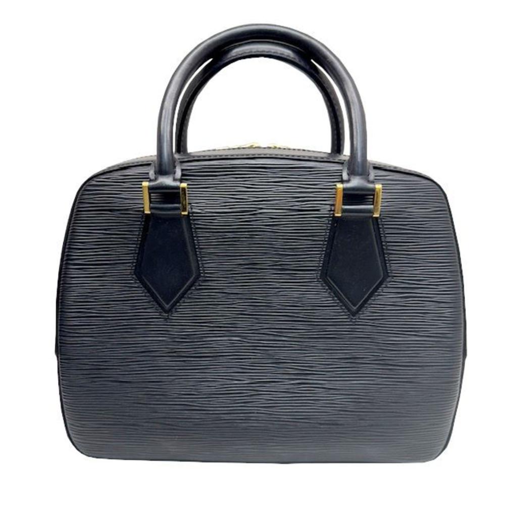 Black Leather Louis Vuitton Sablon