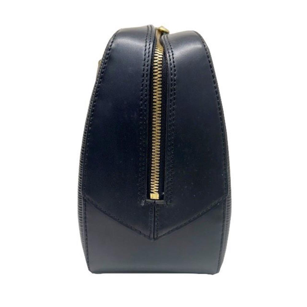 Black Leather Louis Vuitton Sablon