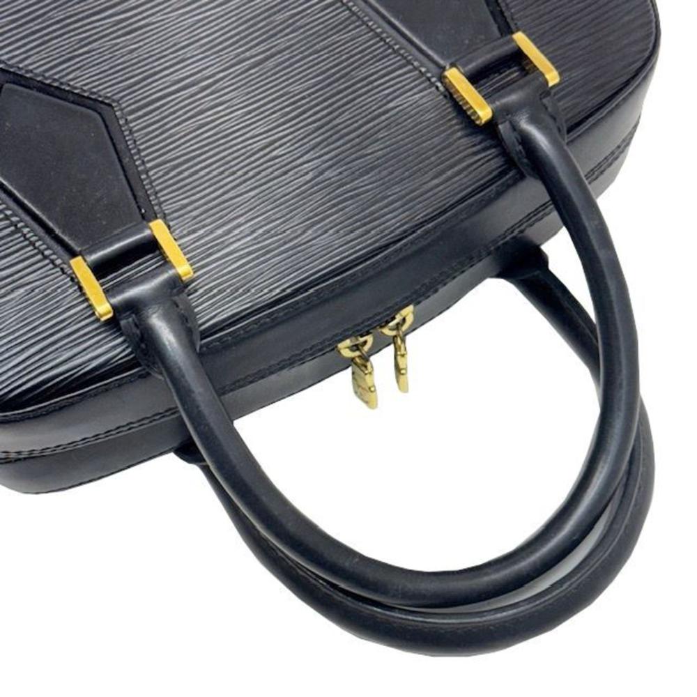 Black Leather Louis Vuitton Sablon