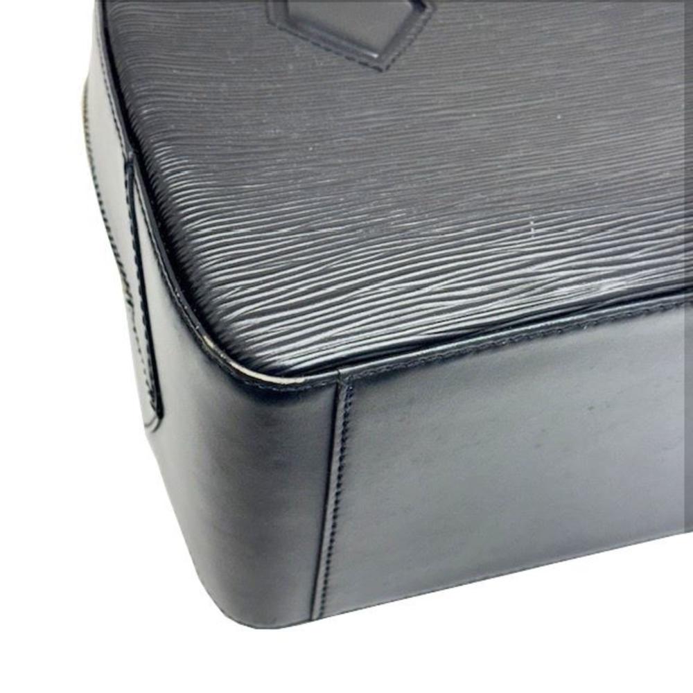 Black Leather Louis Vuitton Sablon