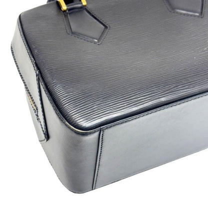 Black Leather Louis Vuitton Sablon