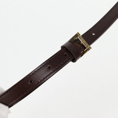 Brown Canvas Louis Vuitton Damier Ebene Ipanema