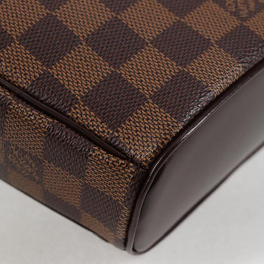 Brown Canvas Louis Vuitton Damier Ebene Ipanema