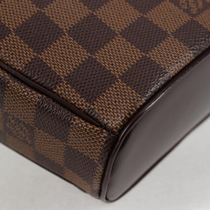 Brown Canvas Louis Vuitton Damier Ebene Ipanema