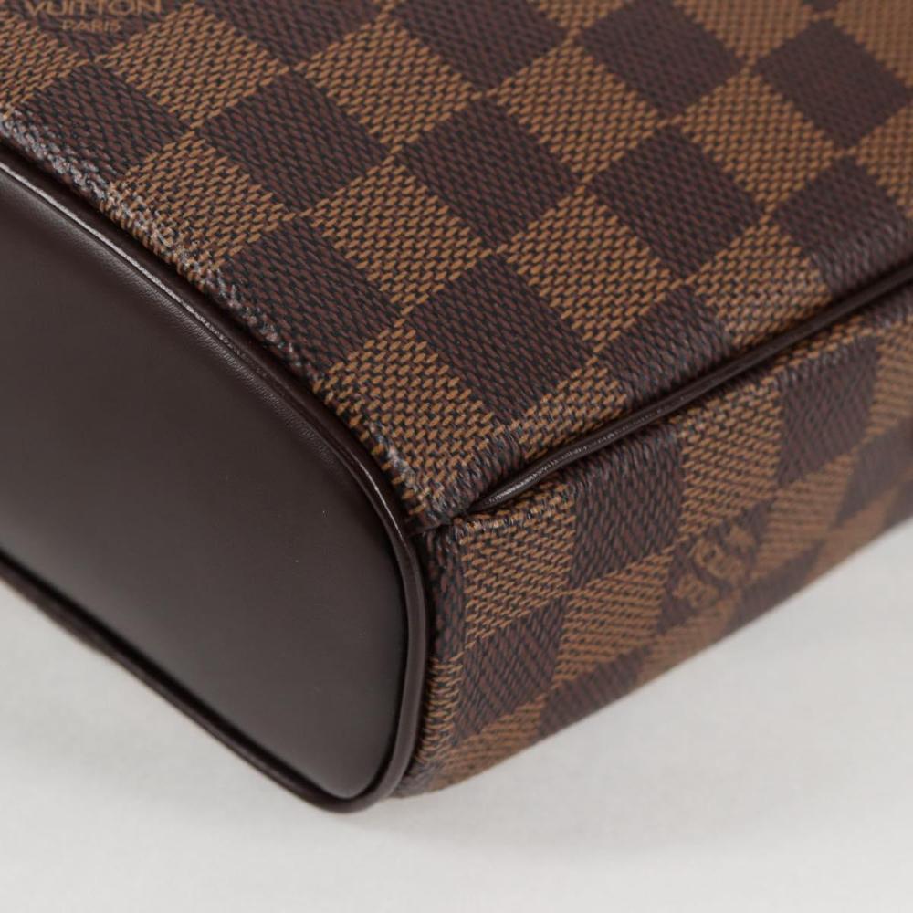 Brown Canvas Louis Vuitton Damier Ebene Ipanema