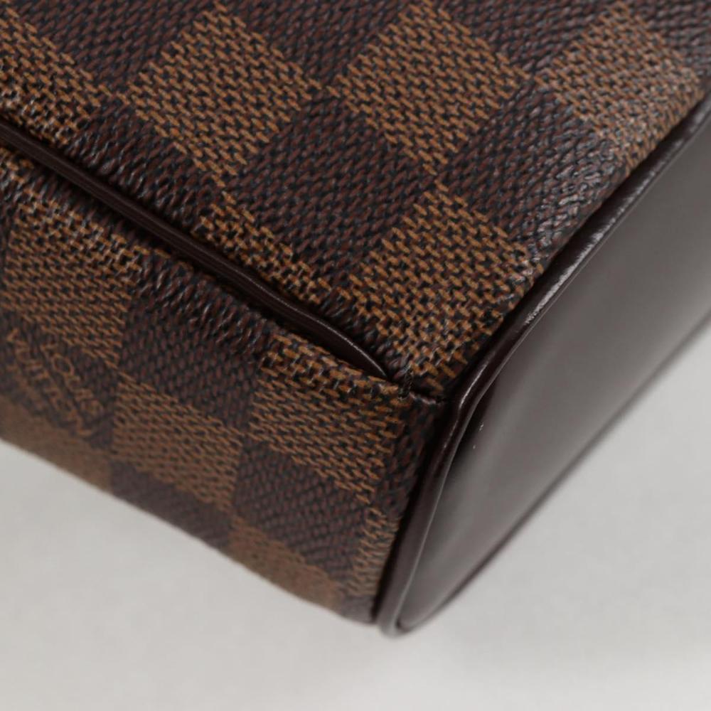 Brown Canvas Louis Vuitton Damier Ebene Ipanema
