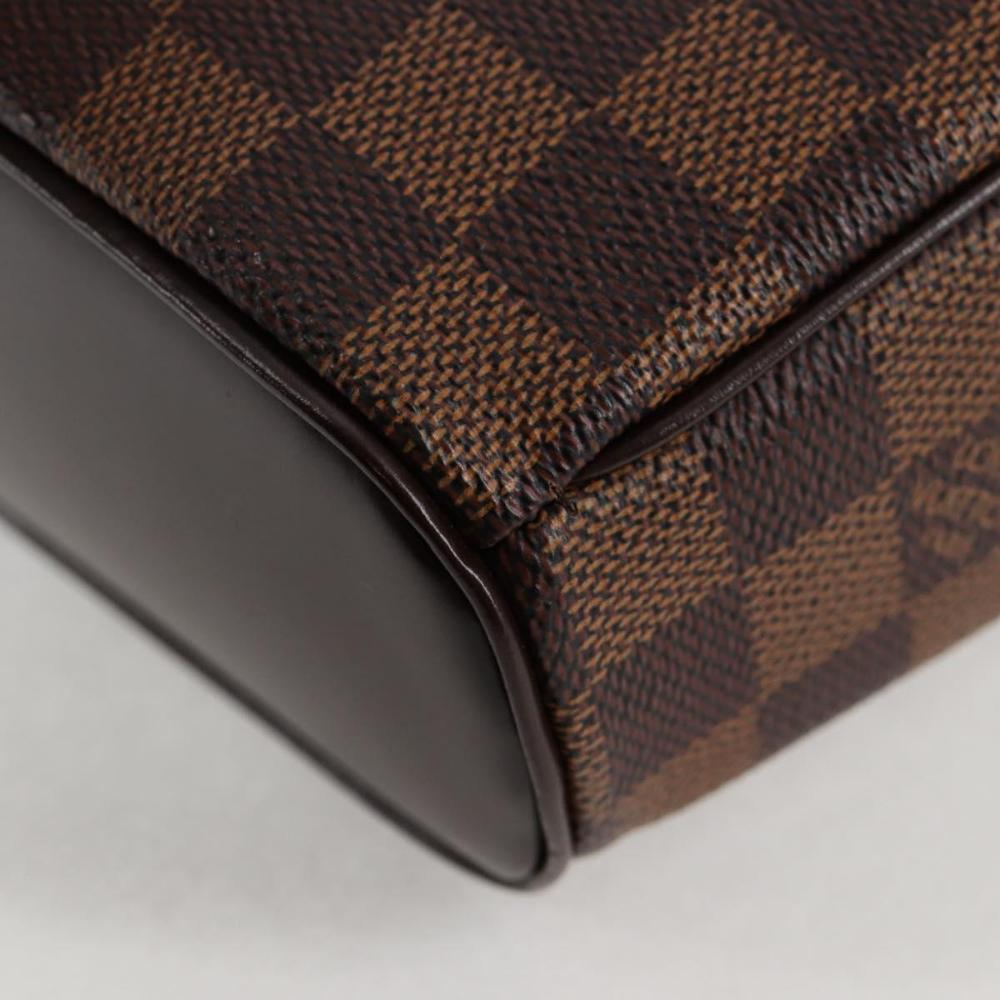 Brown Canvas Louis Vuitton Damier Ebene Ipanema