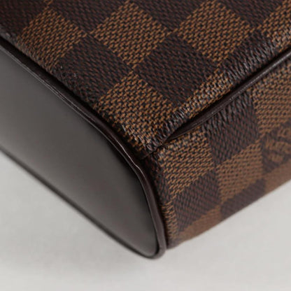 Brown Canvas Louis Vuitton Damier Ebene Ipanema