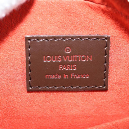 Brown Canvas Louis Vuitton Damier Ebene Ipanema