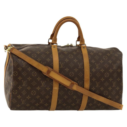 Brown Canvas Louis Vuitton Keepall