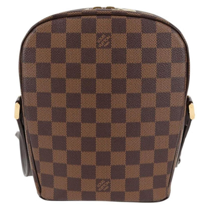 Brown Canvas Louis Vuitton Damier Ebene Ipanema
