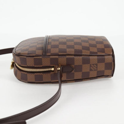 Brown Canvas Louis Vuitton Damier Ebene Ipanema