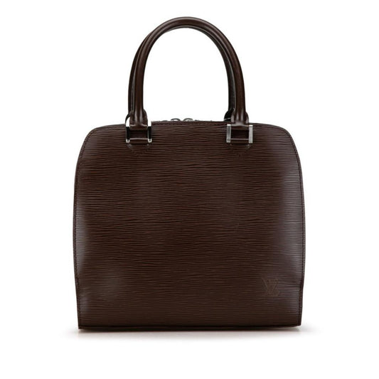 Brown Leather Louis Vuitton Pont Neuf