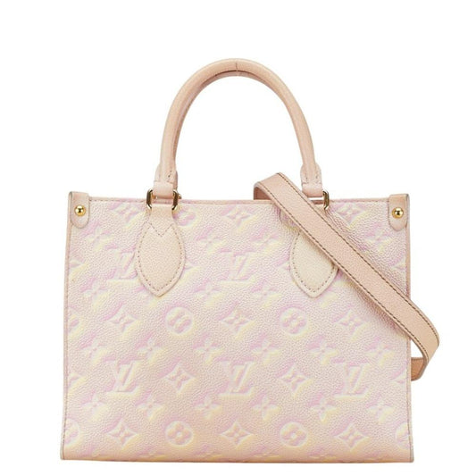 Pink Leather Louis Vuitton Handbag