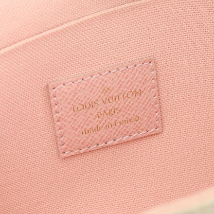 White Fabric Louis Vuitton Pochette Felicie